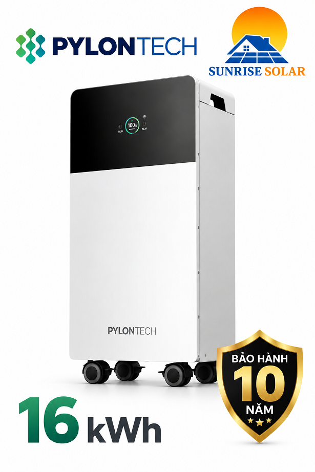 pin lithium Pylontech 16kwh