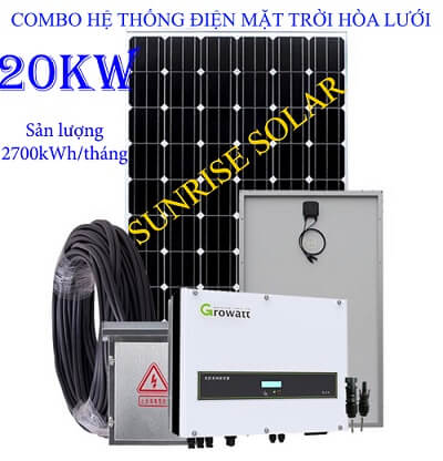 Hệ thống Điện mặt trời 20 kWp