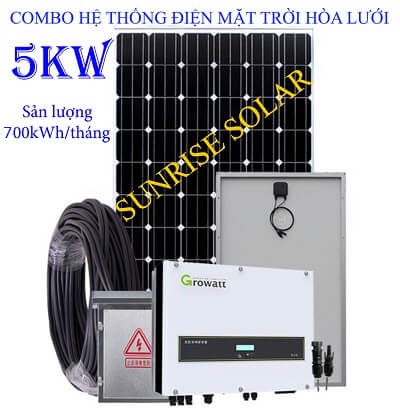 Hệ thống điện mặt trời 5kWp