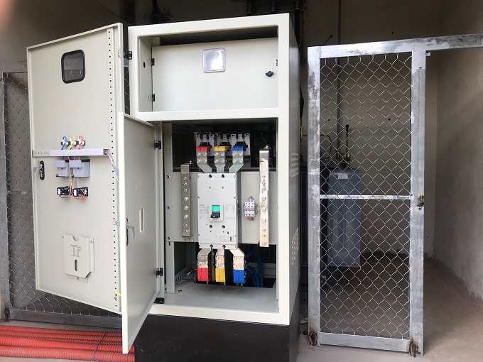 Tủ điện tổng của Hệ thống điện mặt trời 700 kWp tại Ch&acirc;u Th&agrave;nh T&acirc;y Ninh