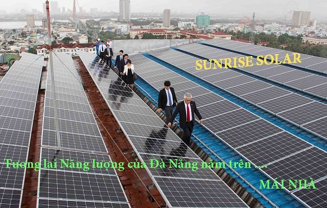Năng lượng mặt trời của Đà Nẵng trên mái nhà