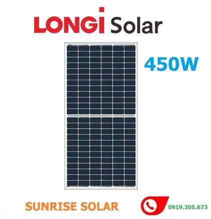 Pin mặt trời LONGi Solar 450W