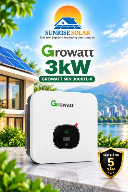 Inverter-Growatt-3kW