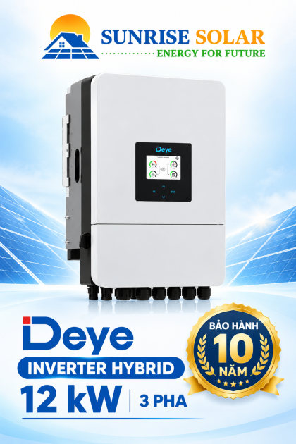 Inverter Deye Hybrid 12 kW 3 pha