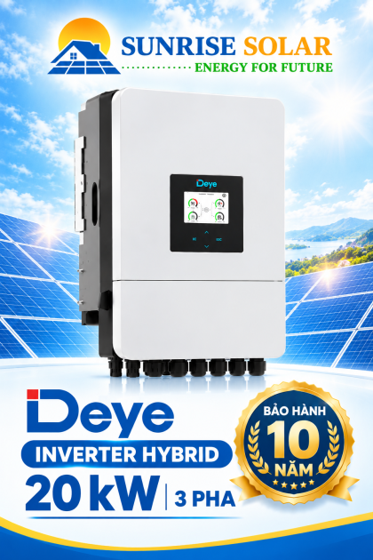 Inverter Deye Hybrid 20 kW 3 pha