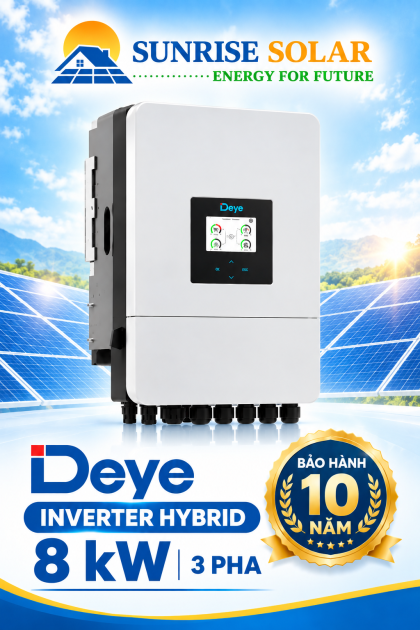 Inverter Deye Hybrid 8 kW 3 pha